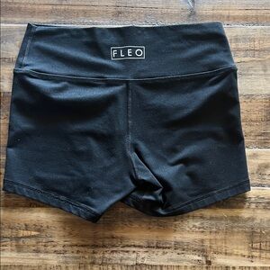 Fleo Women's Athletic Black Shorts